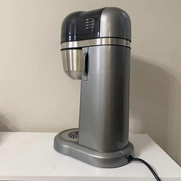 Kitchenaid Personal Coffee Maker Silver Stainless Steel Works No Mug - Picture 6 of 14